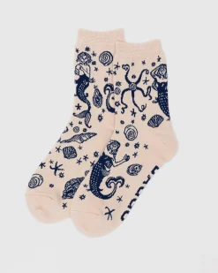 Baggu Crew Socks - Mermaid Discount