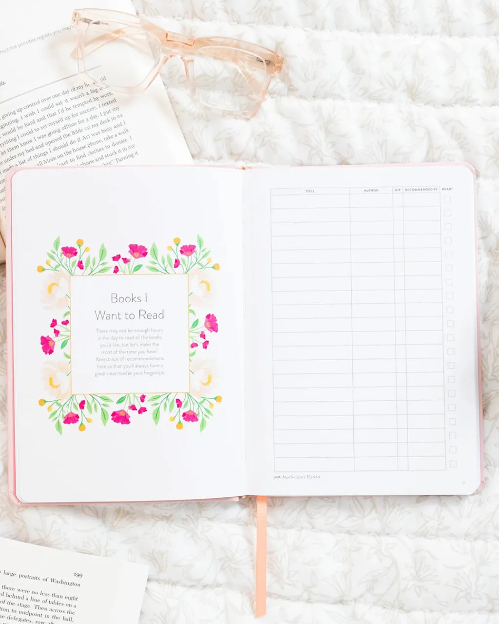 Cultivate What Matters Cultivated Reading Journal - Blush Blooms New