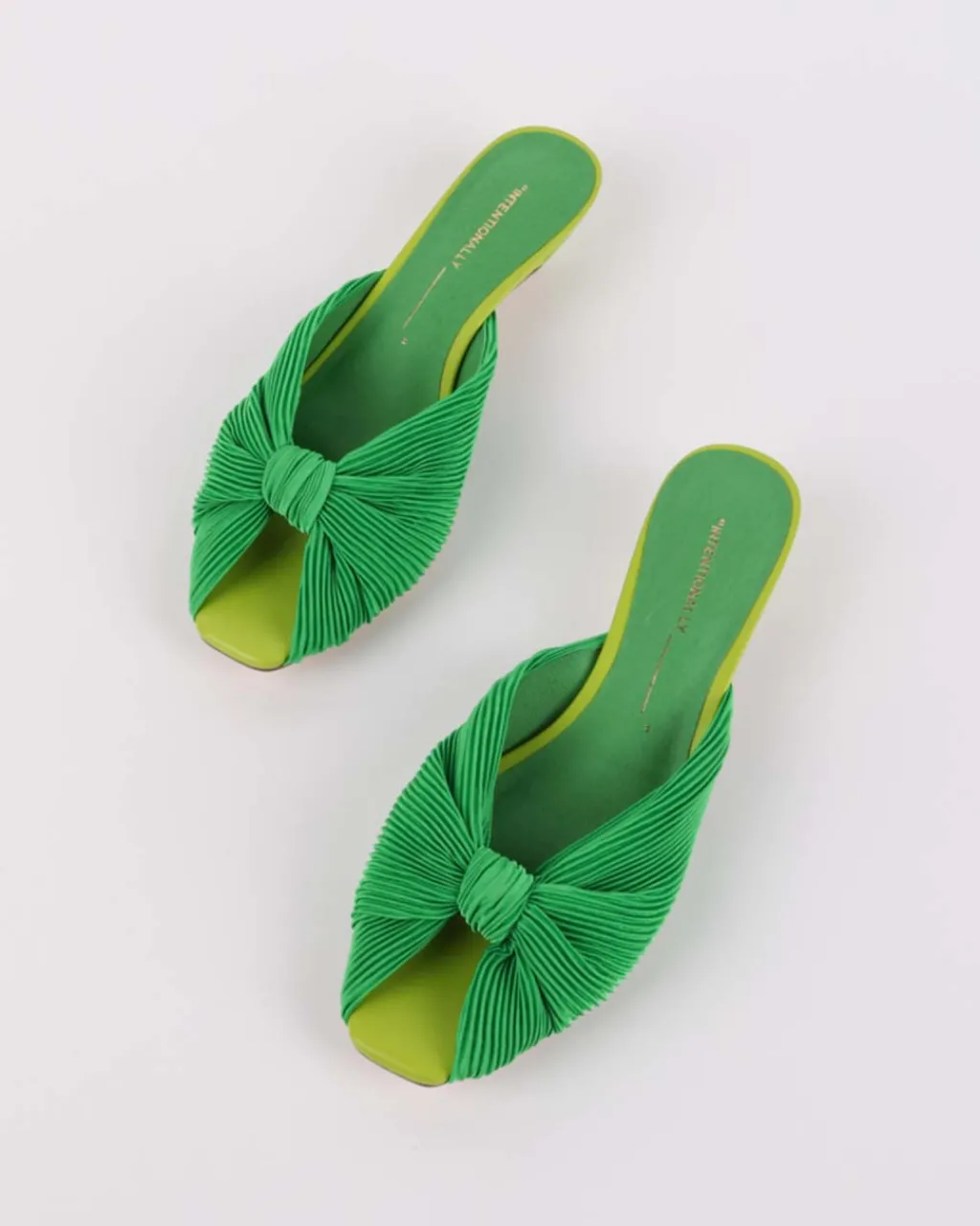 Intentionally Blank Curfew Kitten Heel - Grass Clearance