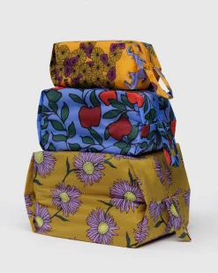 Baggu 3D Zip Set - Night Orchard Online