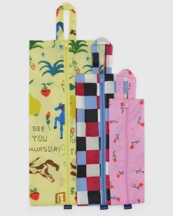 Baggu 3D Zip Set - Painted Prairie Clearance