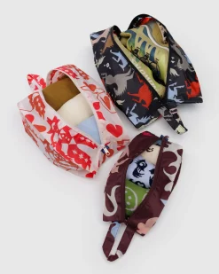 Baggu 3D Zip Set - Western Cut-Outs Hot