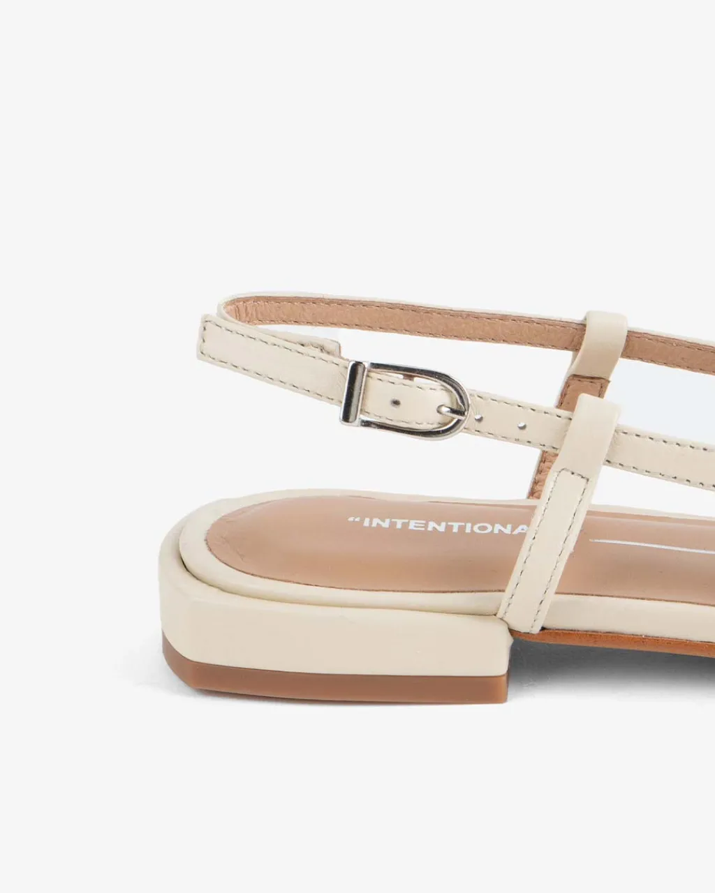 Intentionally Blank Daff Sling Back Shoe - Creme Best