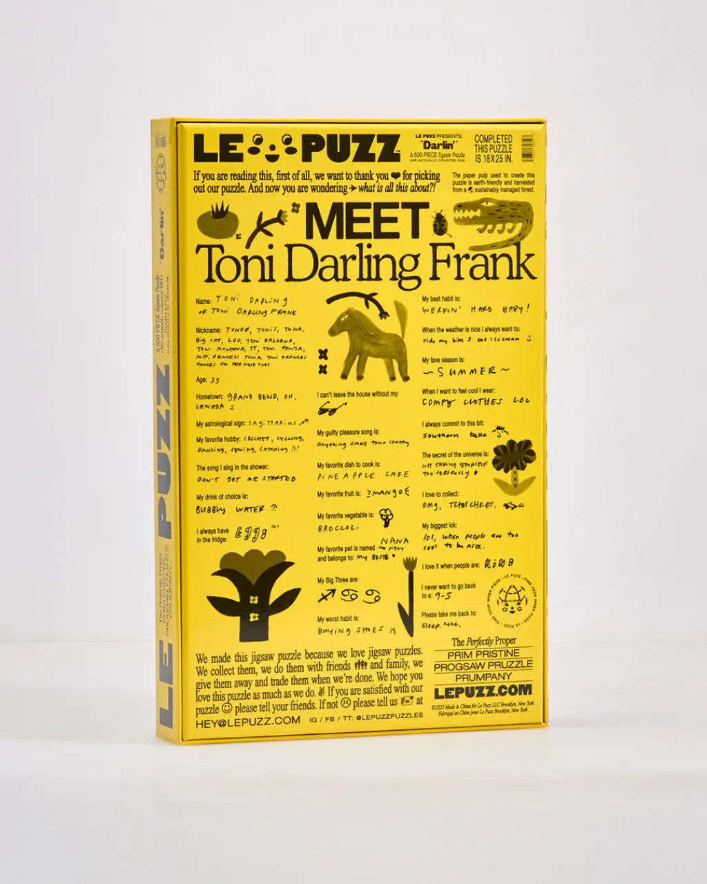 Le Puzz Puzzle Darlin' Discount