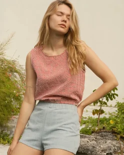 Mollusk Denim Cabana Shorts - Light Indigo Clearance