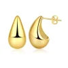 HoopLa Style Drop Stud Earrings - Gold Best