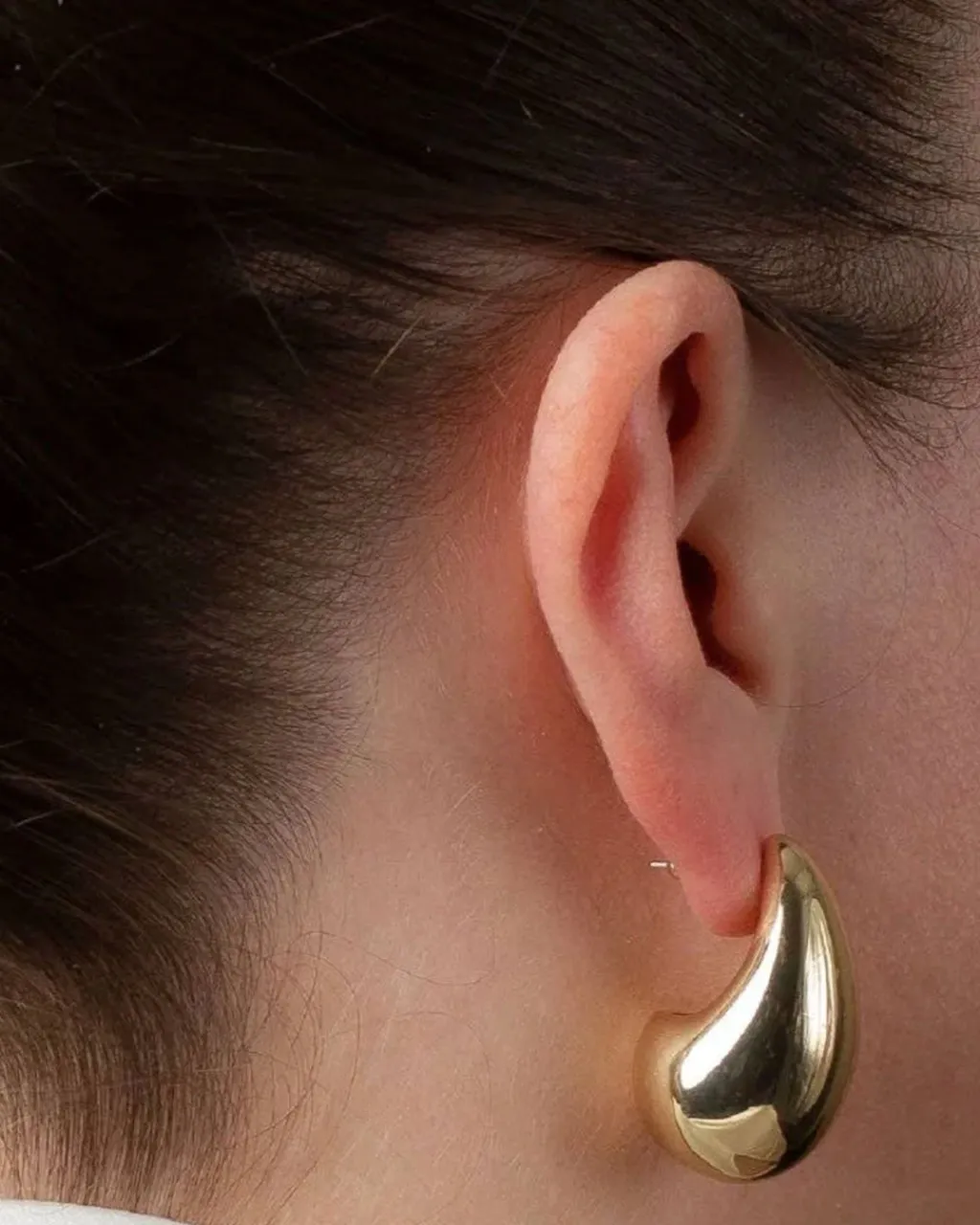 HoopLa Style Drop Stud Earrings - Gold Best