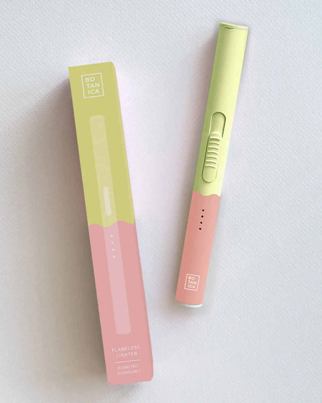 Botanica Duo-tone Flameless Lighter - Sherbet sherbert Online