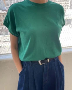 Le Bon Shoppe Ease Tee - Deep Green Best