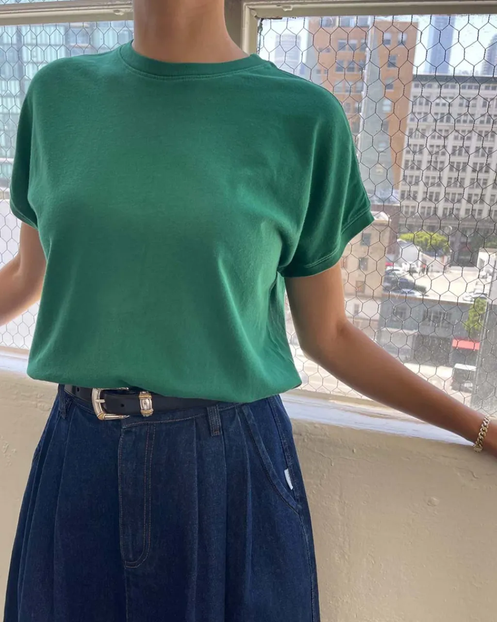 Le Bon Shoppe Ease Tee - Deep Green Best