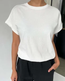 Le Bon Shoppe Ease Tee - Vintage White Discount