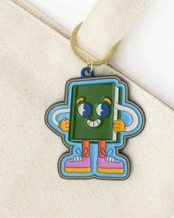 ban.do Enamel Keychain - Book Man