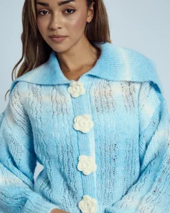 Native Youth Felicity Floral Knit Cardigan Clearance