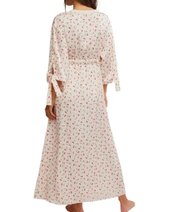 Free People First Blush Robe - Ivory Combo Clearance