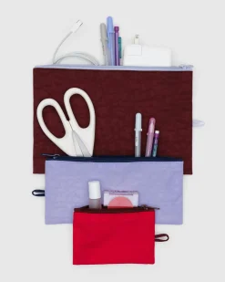 Baggu Flat Pouch Set - Kaleidoscope Mix Sale