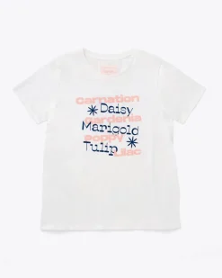 ban.do Flower List Tee Discount