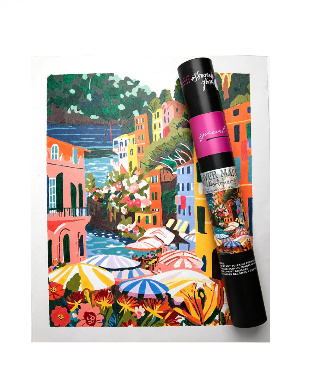 Pink Picasso Kits Flower Market Paint By Numbers - Portofino New