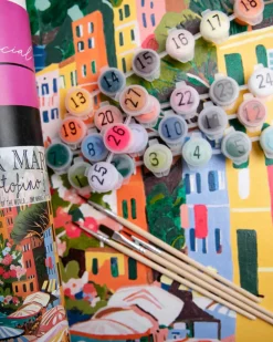 Pink Picasso Kits Flower Market Paint By Numbers - Portofino New