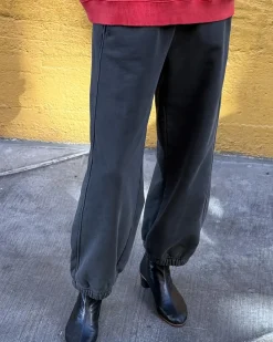 Le Bon Shoppe French Terry Balloon Pants - Coal Outlet