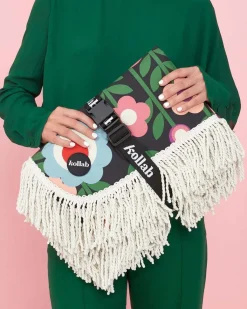 Kollab Fringed Medium Picnic Mat - Marguerite New