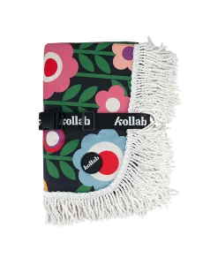 Kollab Fringed Medium Picnic Mat - Marguerite New