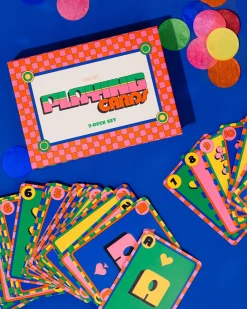 ban.do Game Night! Double Deck Playing Cards - Colorful Hot