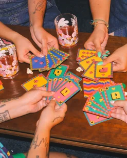 ban.do Game Night! Double Deck Playing Cards - Colorful Hot