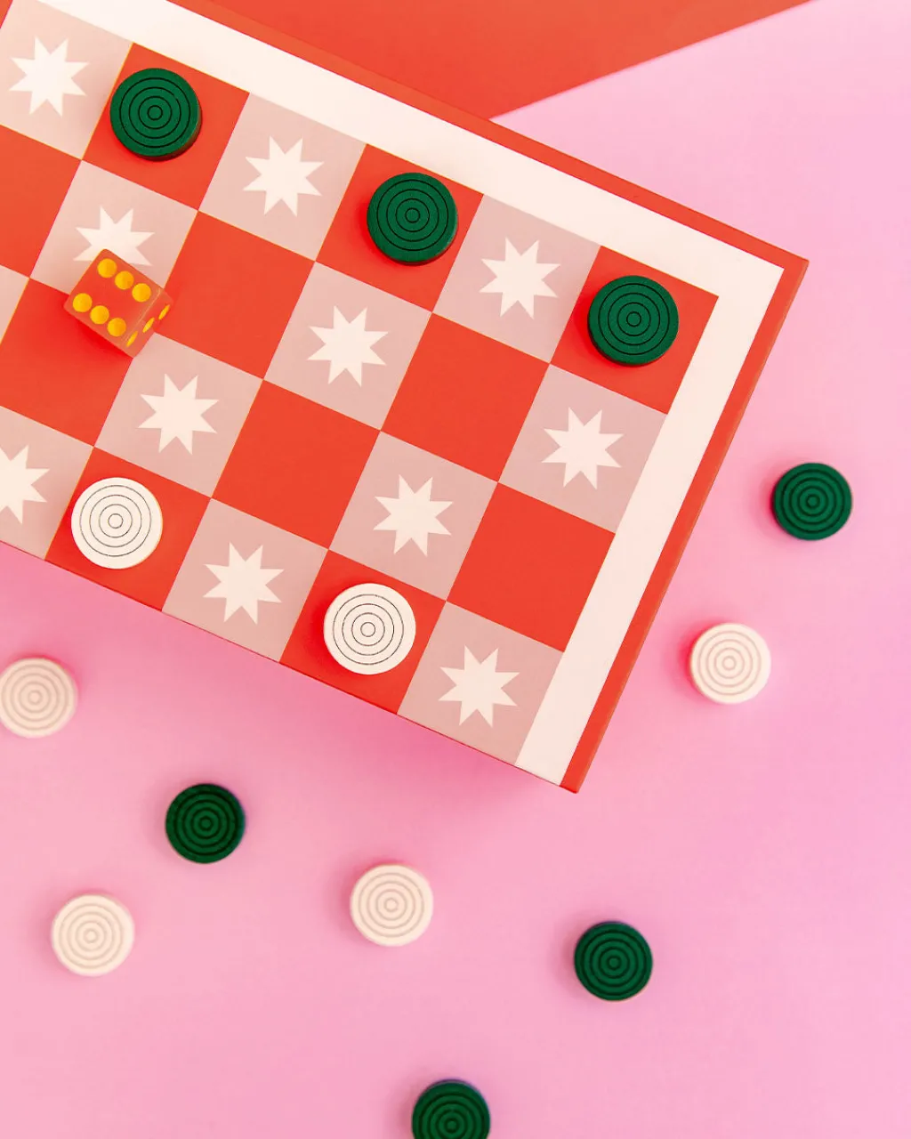 ban.do Game Night! 2-in-1 Checkers & Backgammon Board Clearance