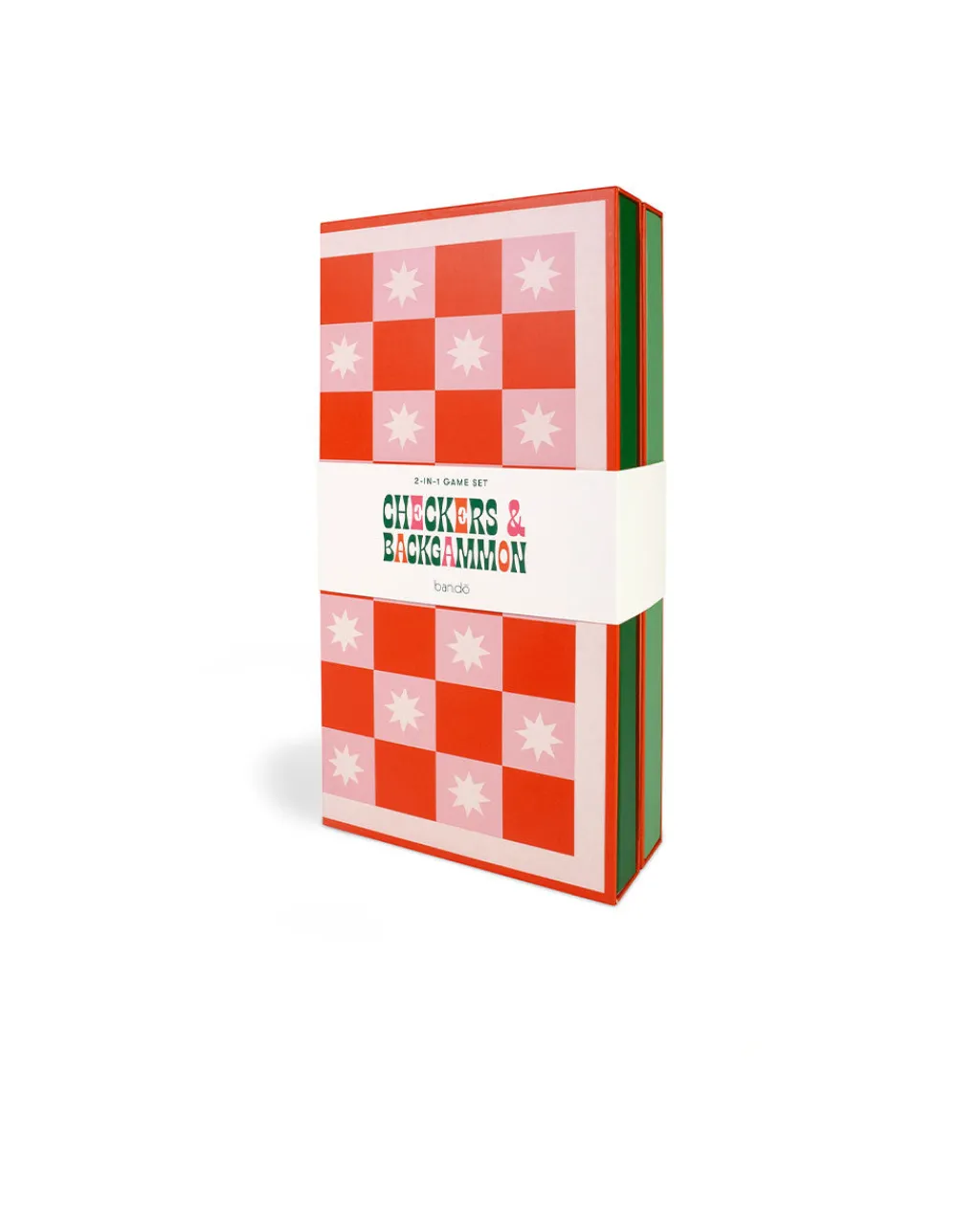 ban.do Game Night! 2-in-1 Checkers & Backgammon Board Clearance