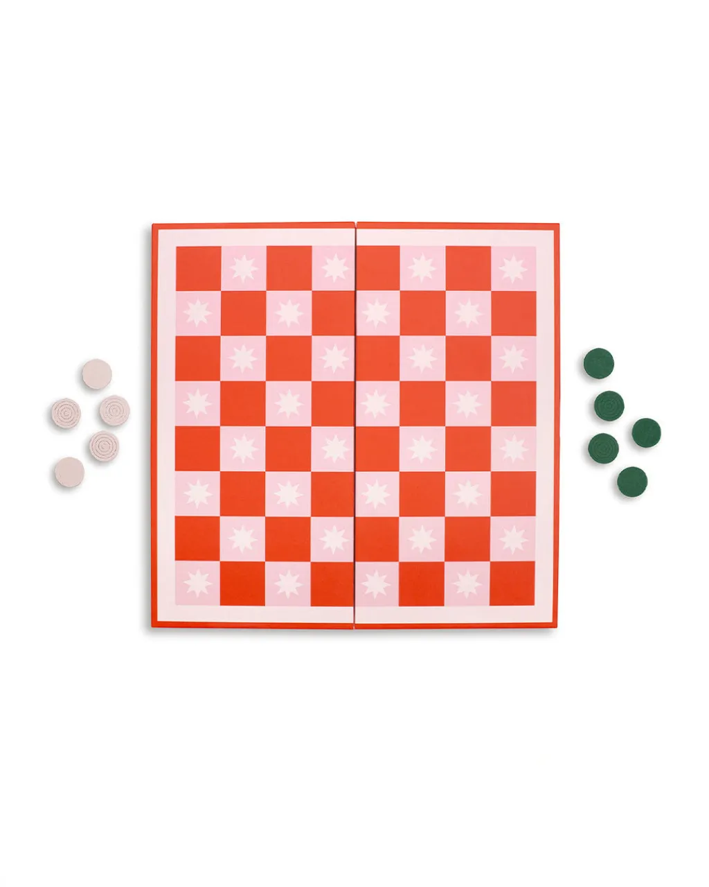 ban.do Game Night! 2-in-1 Checkers & Backgammon Board Clearance
