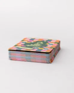ban.do Game On! Waterproof Playing Cards - Colorful Plaid New