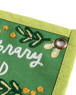Pippi Post Garden and a Library Canvas Banner Sale