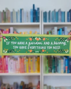 Pippi Post Garden and a Library Canvas Banner Sale