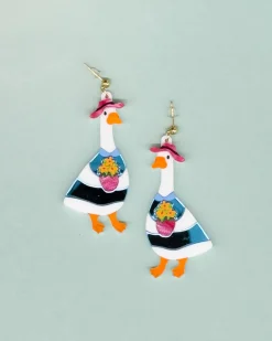 ban.do x Not Picasso Geese Witherbloom Earrings