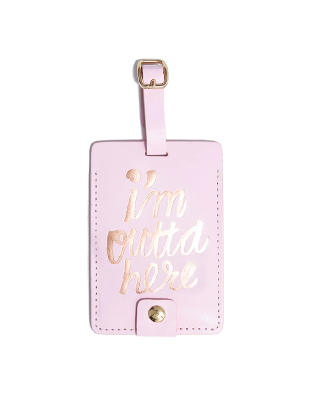 ban.do Getaway Luggage Tag - i'm outta here New