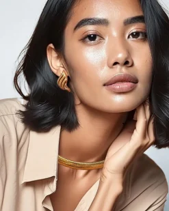 Jurate Gianni Earrings - Gold Outlet