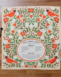 Gingiber Tea Towel Ginger Cookies Best