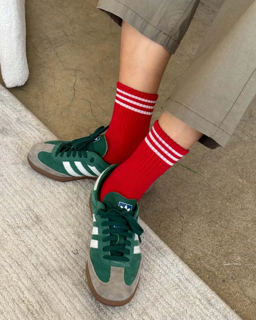 Le Bon Shoppe Girlfriend Socks - Scarlet New