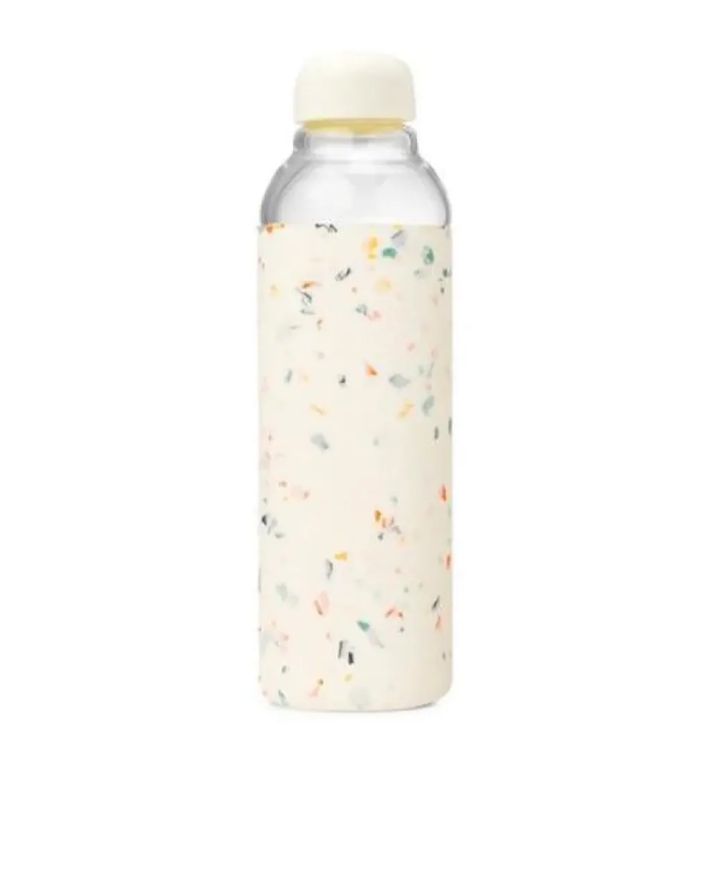 W&P Glass Water Bottle - Terrazzo Cream Online