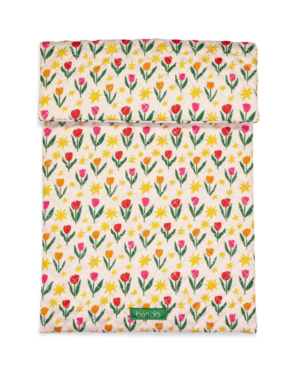 ban.do Go-Go Laptop Sleeve - Tulips on Ivory New