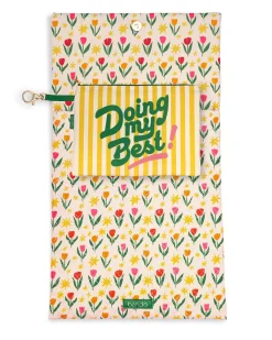 ban.do Go-Go Laptop Sleeve - Tulips on Ivory New