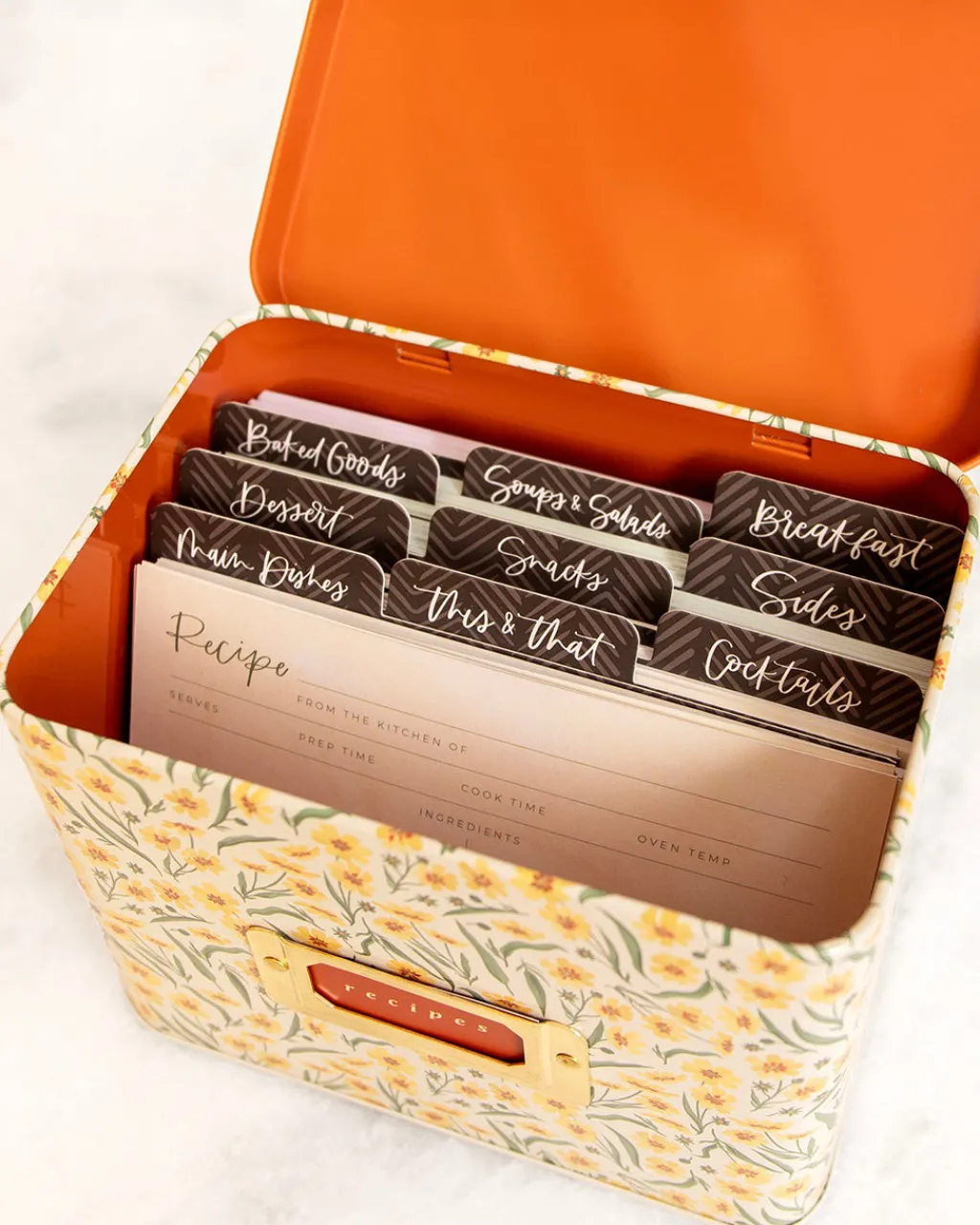 1canoe2 Tin Recipe Box Goldenmane New