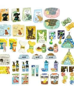 Greeting Life America Hako Stickers - Dog Supply Clearance