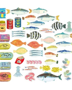 Greeting Life America Hako Stickers - Fish Online