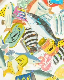 Greeting Life America Hako Stickers - Fish Online