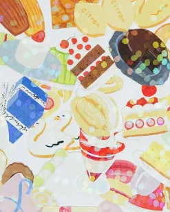 Greeting Life America Hako Stickers - Sweet Western Confectionary Clearance