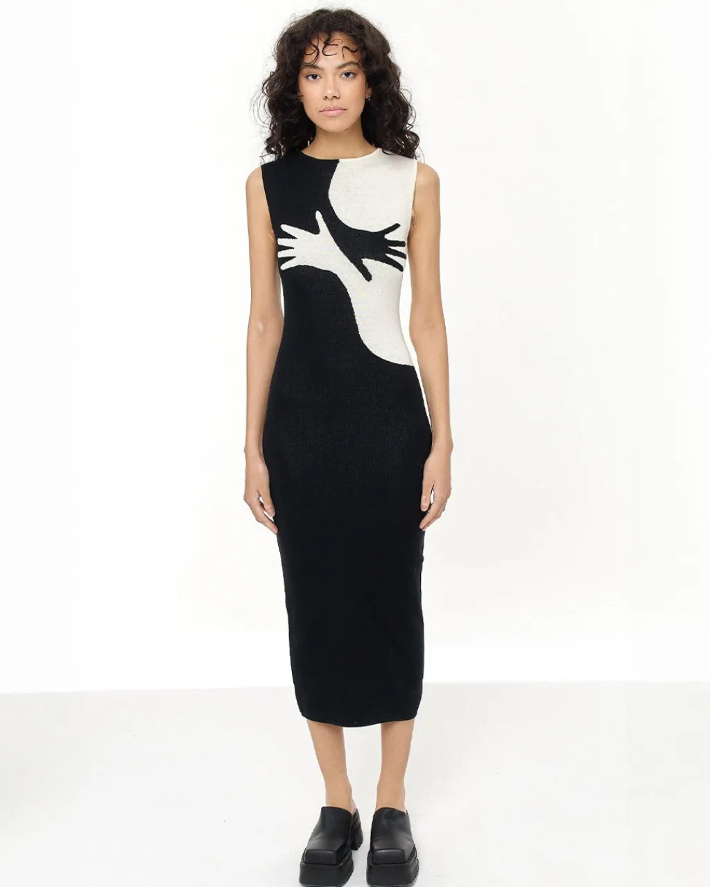 Another Girl Hansey Knit Midi Dress Online