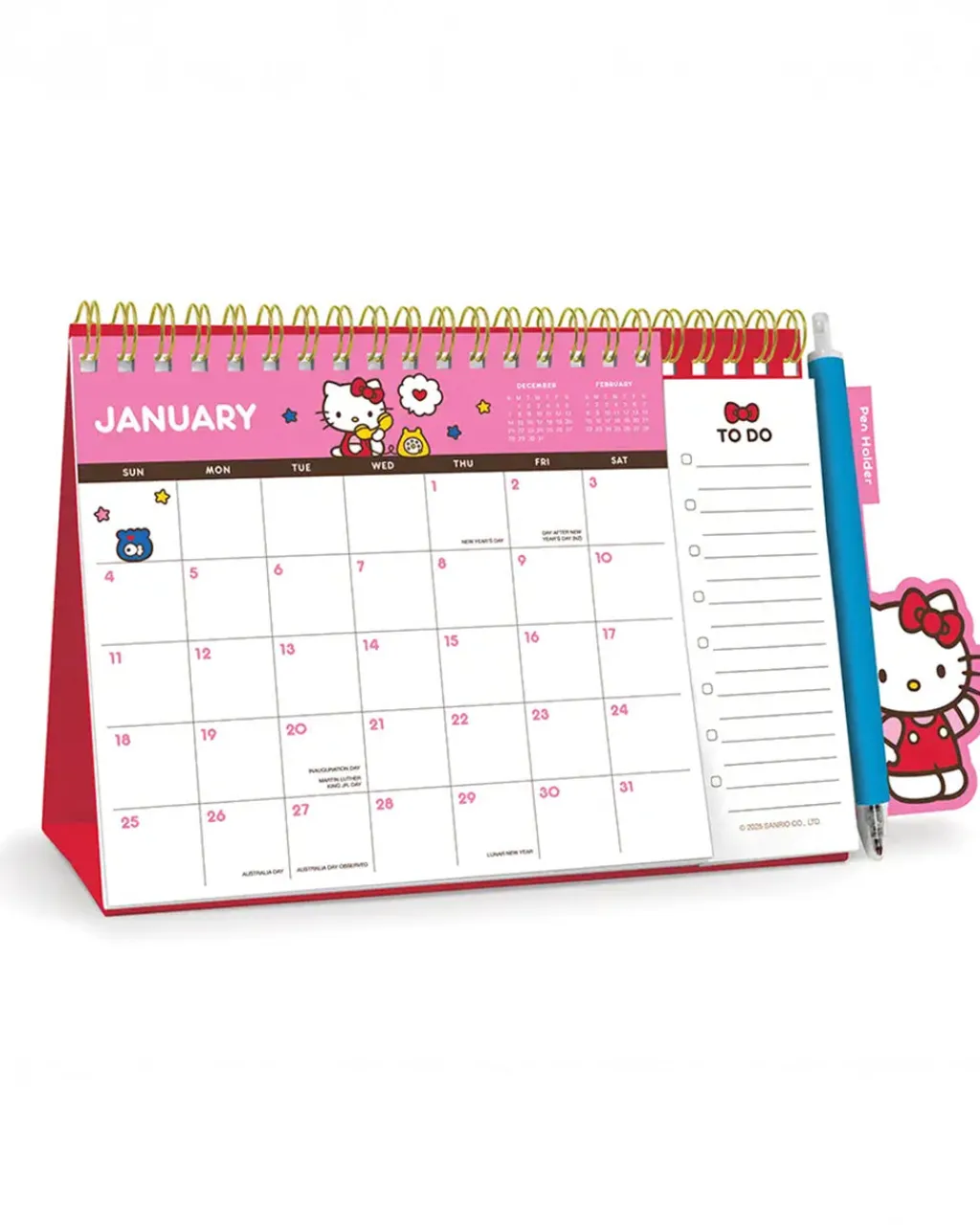 Studio Oh! Hello Kitty 2026 Easel Desk Calendar Hot