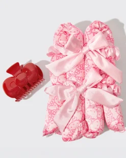 Kitsch Hello Kitty x XL Satin Heatless Styling + Bow Claw Clip Best