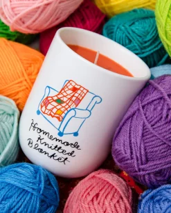 ban.do Candle Homemade Knitted Blanket Sale